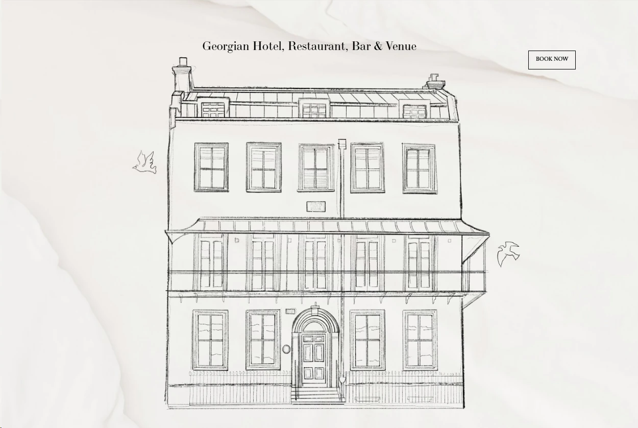 The House at Ramsgate website before the rebuild